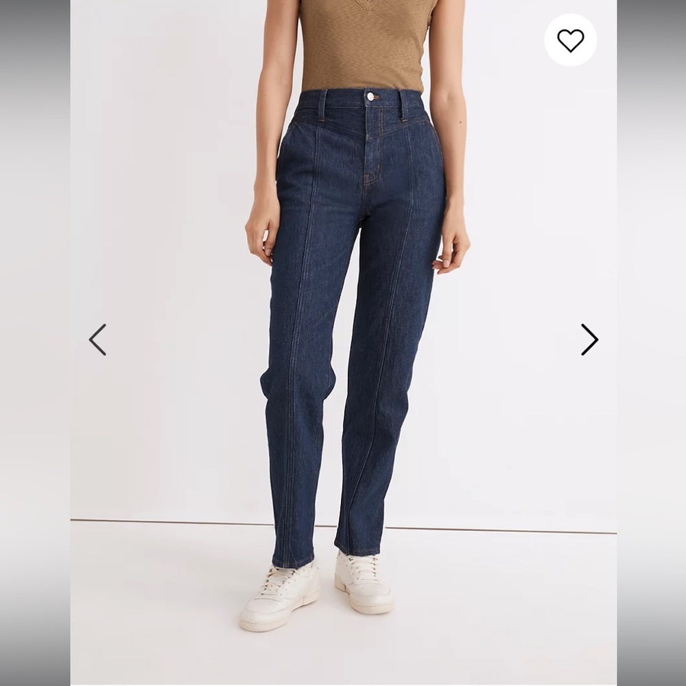 NWT Madewell Vintage Straight Jean- Seamed Version- 31